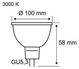 Bec LED reflector GU5,3/4,9W/12V 3000K - Paulmann 28802