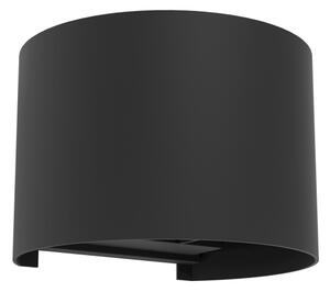 Eglo 901844 - Aplică LED de exterior CALPINO 2xLED/2,8W/230V IP54 neagră