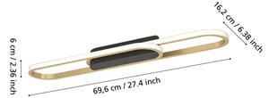 Eglo 902159 - Plafonieră LED CONIVARENA, 20W, 230V, 2700/4000/6500K, auriu