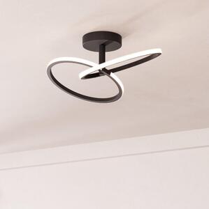 Eglo 902144 - Plafonieră LED CONGIUNTI, 12 W, 230 V, 2700/4000/6500 K, negru