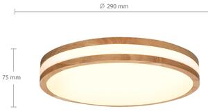 Plafonieră LED Brilagi MOLINA LED/24W/230V stejar