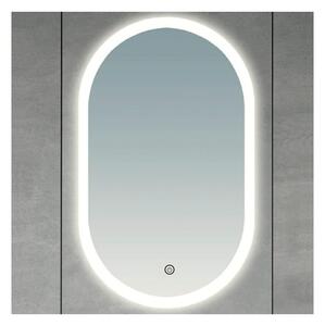 Brilagi - Oglindă de baie LED LECCO, 25W/230V, 50x80 cm, IP44, CRI 90, dimabilă + CCT