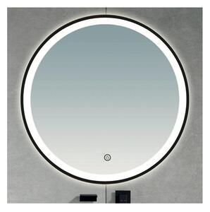 Brilagi - Oglindă LED de baie ASTI LED/19W/230V 60 cm neagră IP44 CRI 90 dimmabilă + CCT