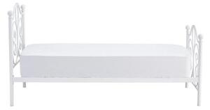 Pat PANAMA 90, alb, cadru metalic, 94x209x93 cm