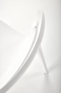 Scaun K490, plastic alb, 46x56x80 cm