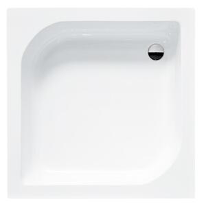 Besco Ares cădiță de duș pătrată 70x70 cm alb #BAA-70-KW