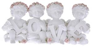 Decoratiune Ceramica Ingerasi "LOVE"