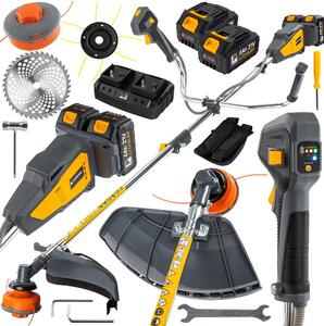 Motocoasă cu acumulator 42V - 2x 4Ah baterie, 380 mm, motor fără perii