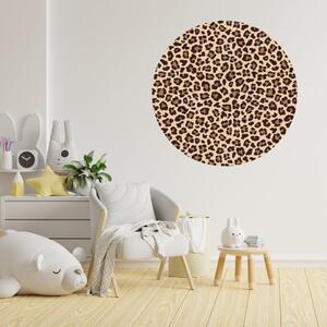 PIPPER. Autocolant circular de perete „Model de leopard” mărimea: 100cm