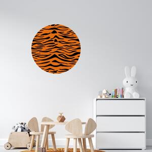 PIPPER. Autocolant circular de perete „Model de tigru” mărimea: 60cm