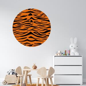 PIPPER. Autocolant circular de perete „Model de tigru” mărimea: 100cm