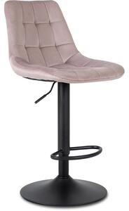 Barová stolička Arcos2 velvet ružová | jaks