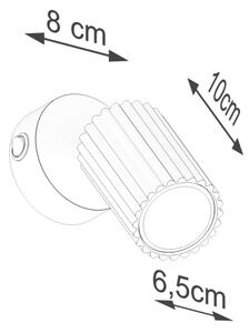Brilagi - Aplica spot LED de perete CRESTO 1xGU10/10W/230V, albă
