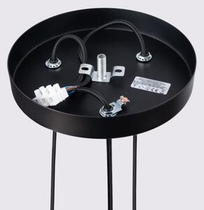Lustră pe cablu Sollux SL.1576 KARBON 3xGU10/10W/230V negru