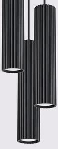 Lustră pe cablu Sollux SL.1576 KARBON 3xGU10/10W/230V negru