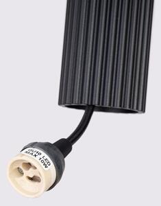 Lustră pe cablu Sollux SL.1573 KARBON 1xGU10/10W/230V negru