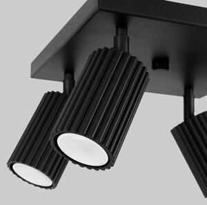 Spot Sollux SL.1583 KARBON 4xGU10/10W/230V negru