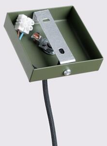 Lustră pe cablu Sollux SL.1611 KARBON 1xGU10/10W/230V verde