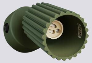 Spot de perete Sollux SL.1617 KARBON 1xGU10/10W/230V verde