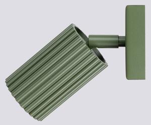 Spot de perete Sollux SL.1616 KARBON 1xGU10/10W/230V verde
