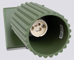 Spot de perete Sollux SL.1616 KARBON 1xGU10/10W/230V verde