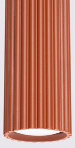 Lustră pe cablu Sollux SL.1630 KARBON 1xGU10/10W/230V roșu