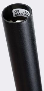 Lustră pe cablu Sollux SL.1462 BLISS 1xG9/8W/230V negru