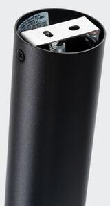 Spot Sollux SL.1409 NERO 1xGU10/10W/230V 22,5 cm negru/crom lucios