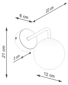 Lampă de perete Sollux SL.1661 ASTRAL 1xG9/8W/230V negru