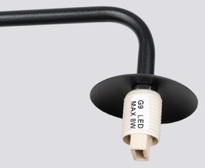 Lampă de perete Sollux SL.1661 ASTRAL 1xG9/8W/230V negru