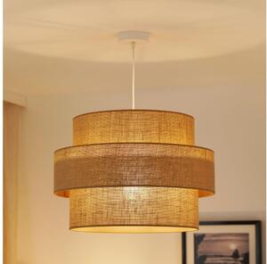 Lustră aplicată Brilagi SPACE YUTE 1xE27/15W/230V d. 50 cm bej/alb