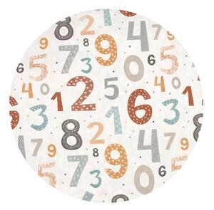 Covor de joacă pentru copii lavabil ø100 cm Happy Numbers – Mila Home