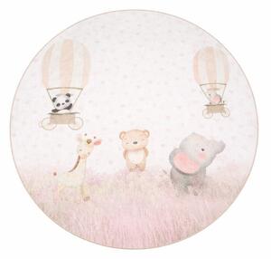 Covor pentru copii lavabil ø120 cm Dainty Animals – Mila Home