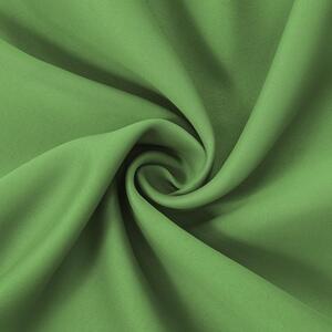 Draperie material tip Blackout culoare Verde Deshis croita cu rejansa pentru sina sau galerie, carlige sina by SeReDesign
