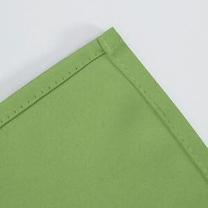 Draperie material tip Blackout culoare Verde Deshis croita cu rejansa pentru sina sau galerie, carlige sina by SeReDesign