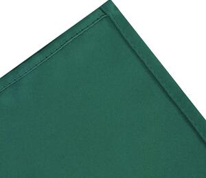 Draperie material tip Blackout culoare Verde Smarald croita cu rejansa pentru sina sau galerie, carlige sina by SeReDesign
