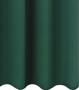 Draperie material tip Blackout culoare Verde Smarald croita cu rejansa pentru sina sau galerie, carlige sina by SeReDesign