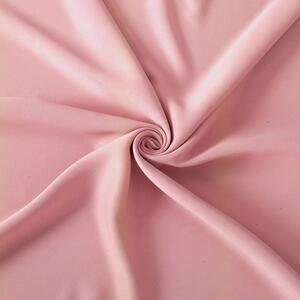Draperie material tip Blackout culoare Roz croita cu rejansa pentru sina sau galerie, carlige sina by SeReDesign