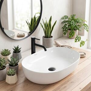 Lavoar ceramic pentru blat CLEO alb - REA