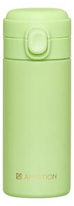 Cana termos 320ml, buton de siguranta, verde, Alice
