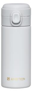 Cana termos 320ml, buton de siguranta, gri, Alice