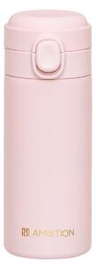 Cana termos 320ml, buton de siguranta, roz, Alice