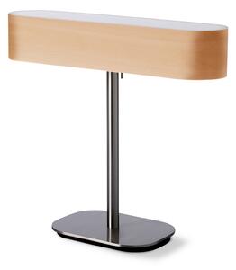 LZF LAMPS I-Club lampă de masă LED, dimmer, fag natural, reglabil, Lemn, Camera de zi / sufragerie, Lemn, Design