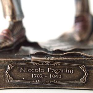 Statueta rasina si bronz Paganini