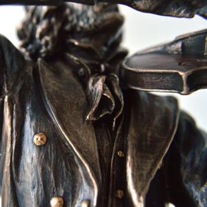 Statueta rasina si bronz Paganini