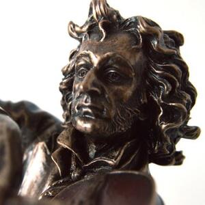 Statueta rasina si bronz Paganini