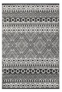Covor reversibil potrivit și pentru exterior Green Decore Hanna, 120 x 180 cm, negru - alb