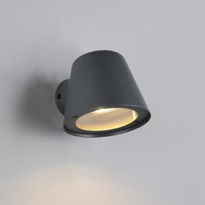 Trio Lighting Lampă de exterior Beni, negru mat, lățime 11 cm, metal, reglabil, Negru, Metal, Modern