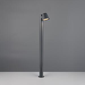 Trio Lighting Bornă luminoasă Beni, negru mat, înălțime 100 cm, metal, reglabil, Negru, Metal, Modern