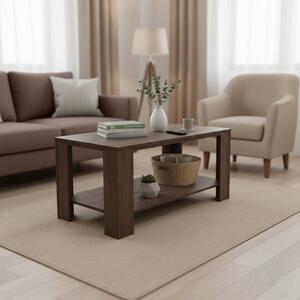 Masuta Cafea Vorno PAL Nuc Dim. 90x60x31.5 Cm